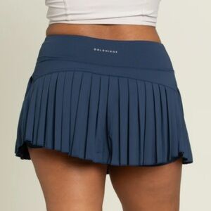 Gold hinge skirt size small one worn once navy